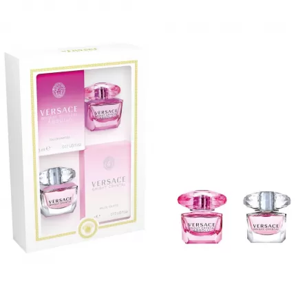 Versace Mini Bright Crystal and Bright Crystal Absolu Set