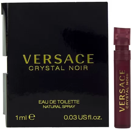 Versace Crystal Noir by Gianni Versace Edt Spray Vial On Card