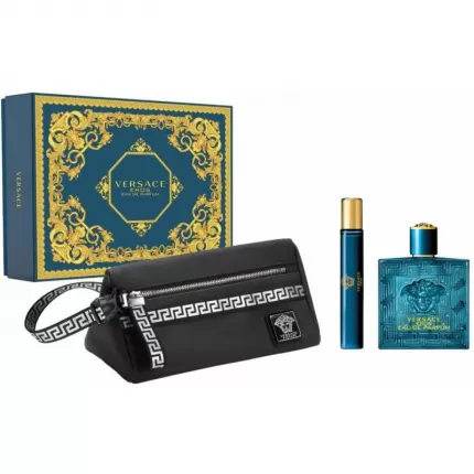 Versace Eros by Versace for Men 3 Pc Gift Set