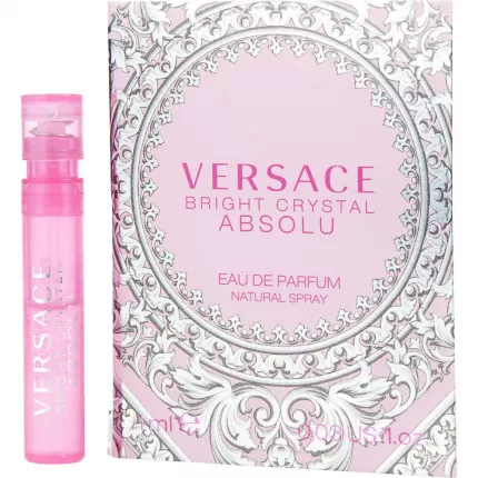 Versace Bright Crystal Absolu For Women Eau De Parfum Spray Vial On Card By Gianni Versace