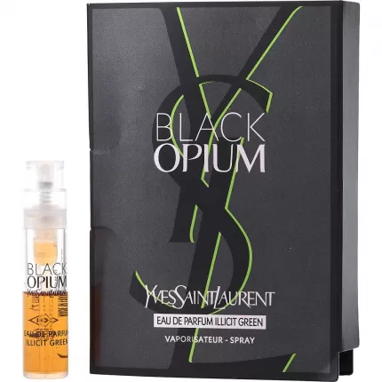 Black Opium Illicit Green by Yves Saint Laurent Eau De Parfum Spray Vial