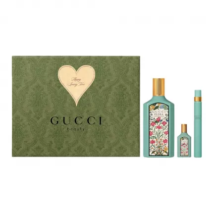 Gucci Flora Gorgeous Jasmine 3 Piece Set for Women 3.4oz EDP