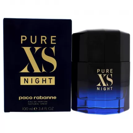 Pure XS Night by Paco Rabanne Eau De Parfum Spray 3.4 oz Men