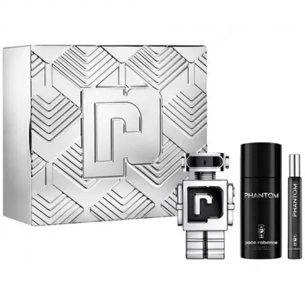 Paco Rabanne Phantom by Paco Rabanne 3 Piece Gift Set