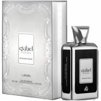 Lattafa Ejaazi Intensive Silver 3.4 oz Eau De Parfum Spray