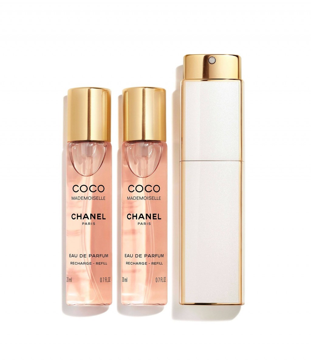Chanel Coco Mademoiselle Eau de Parfum Twist and Spray 3 x 0.7 oz
