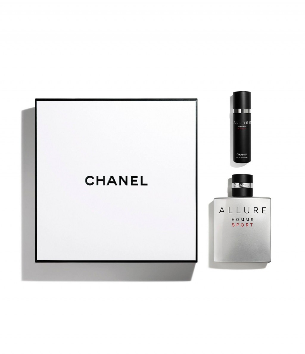 Chanel Allure Homme Sport 3.4 oz. Eau de Toilette Twist and Spray Set