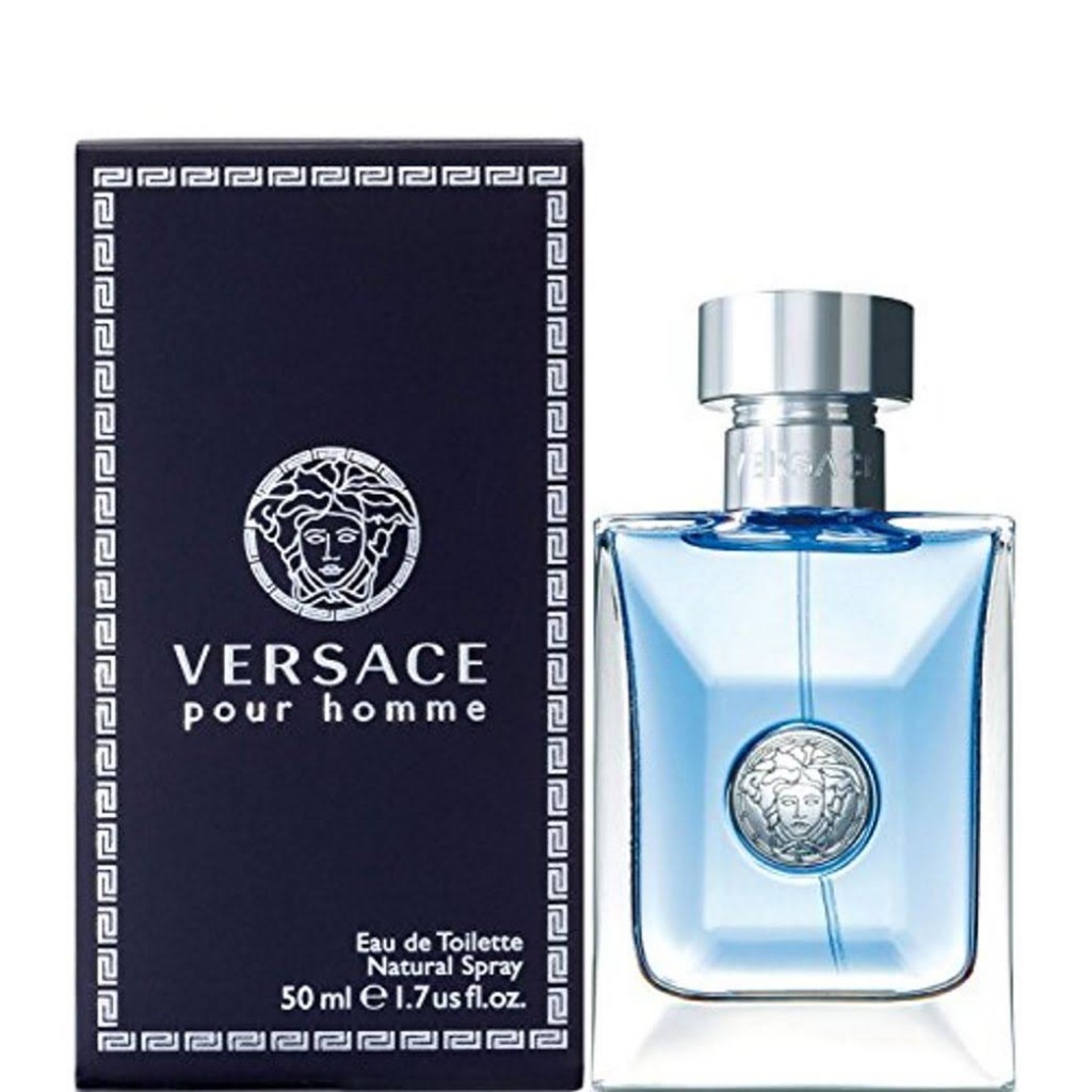 Versace Pour Homme Eau de Toilette Spray 3.4 oz for Men