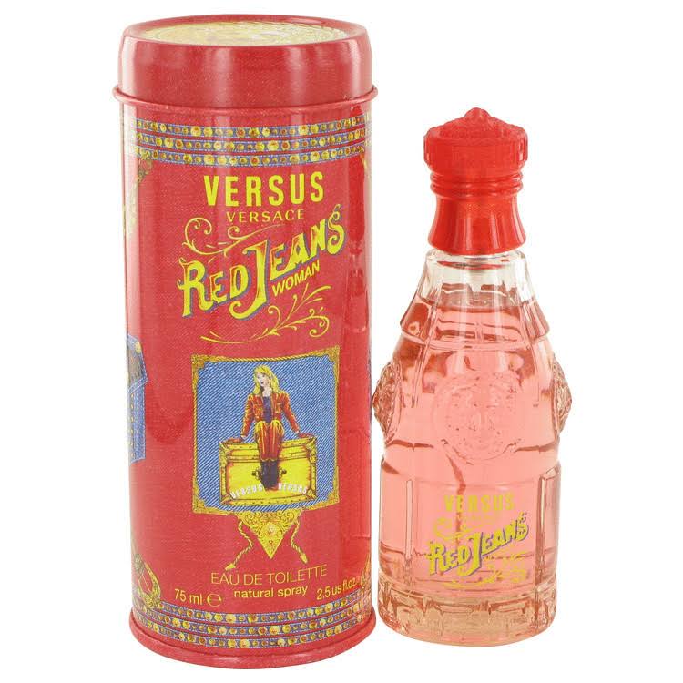 Versace RED JEANS VERSUS Eau de Toilette Spray, 2.5 OZ