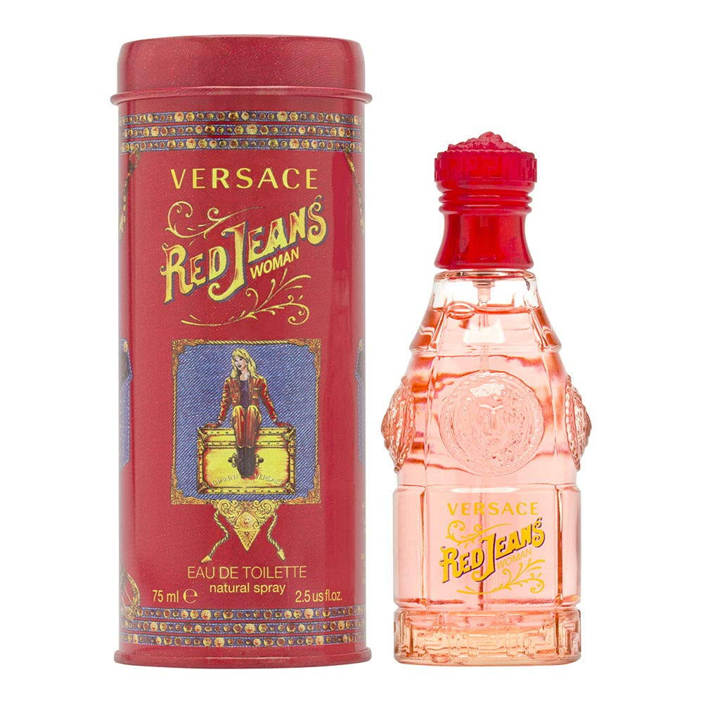 Versace Red Jeans for Women 2.5 oz Eau de Toilette Spray