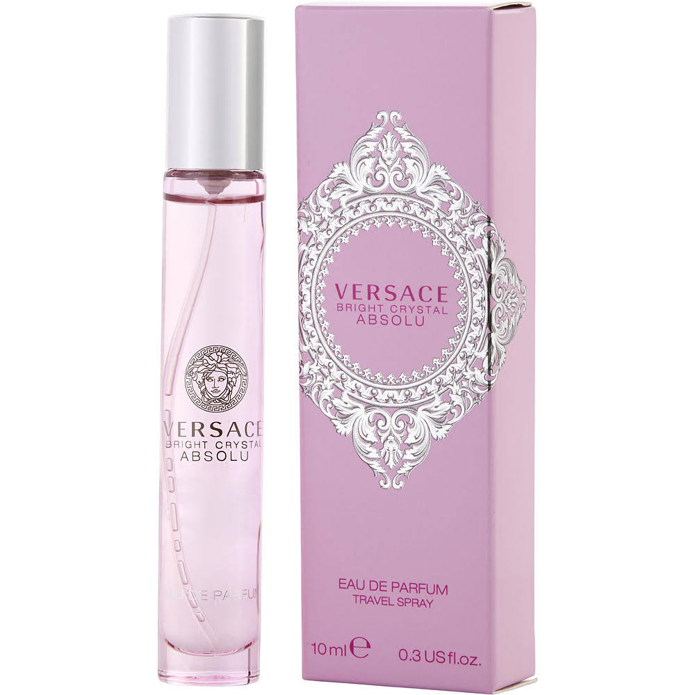 Versace Bright Crystal Absolu Women 0.33 oz Eau de Parfum Travel Spray