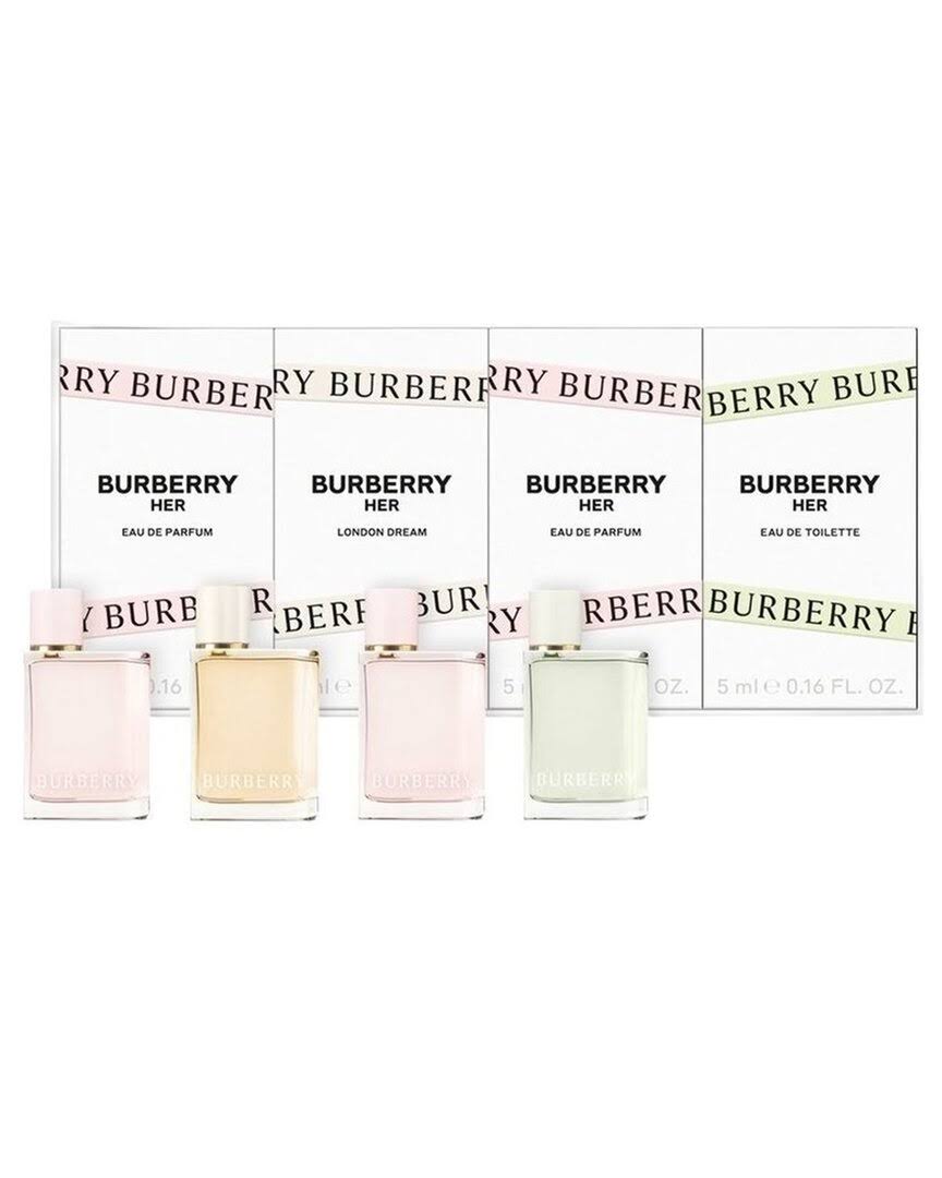 Burberry Her 4 x .16 oz Womens Perfume Gift Set