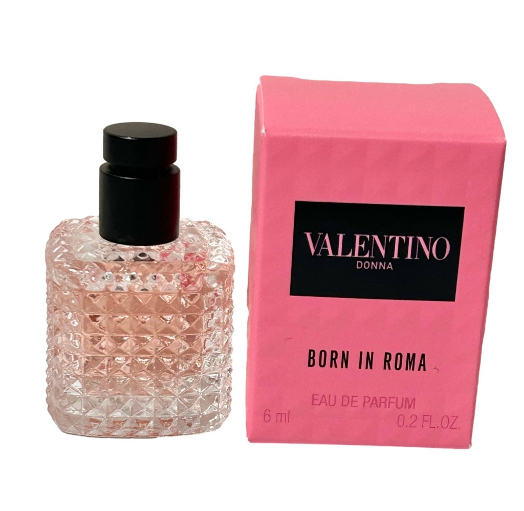 Valentino Donna Born in Roma Mini Eau de Parfum Women Splash Perfume 6 ml / 0.2 fl oz Travel Size