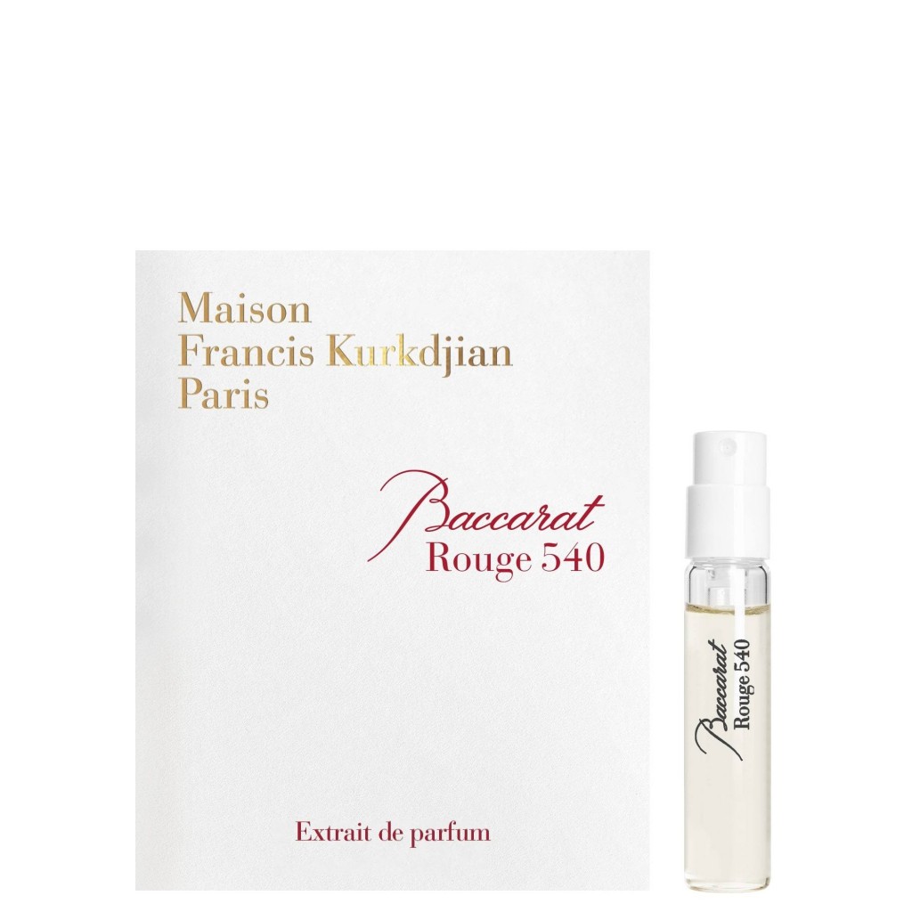 (out) Maison Francis Kurkdjian Baccarat Rouge 540 2ml Sample Extrait de Parfum