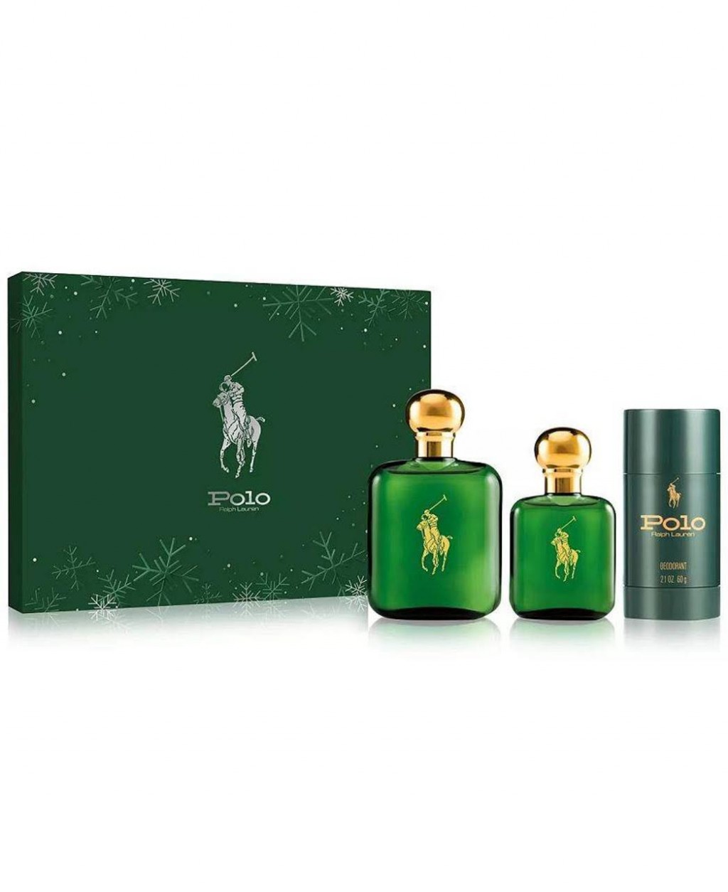 Ralph Lauren Mens Polo Green Eau de Toilette Gift Set