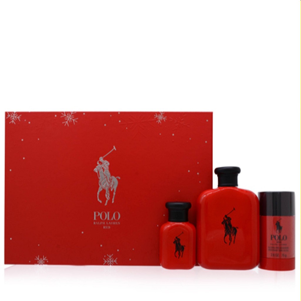 Ralph Lauren Mens Polo Red Gift Set