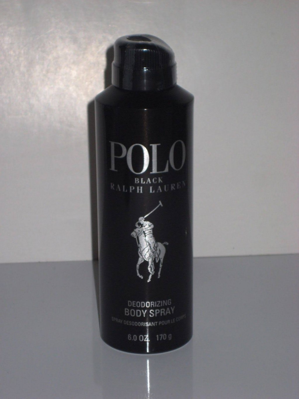 Ralph Lauren Polo Men's Black Body Spray - 6 fl oz bottle