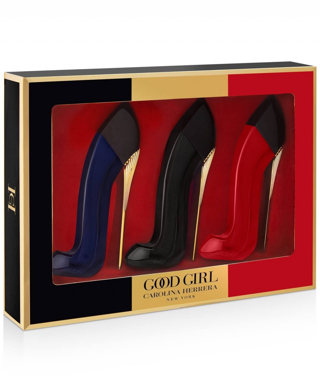 Carolina Herrera Good Girl Mini Perfume Shoe Set Holiday 2021 3 x 7 ml