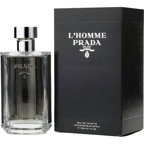 Prada L'Homme Eau de Toilette Spray for Men - 5.1 oz spray