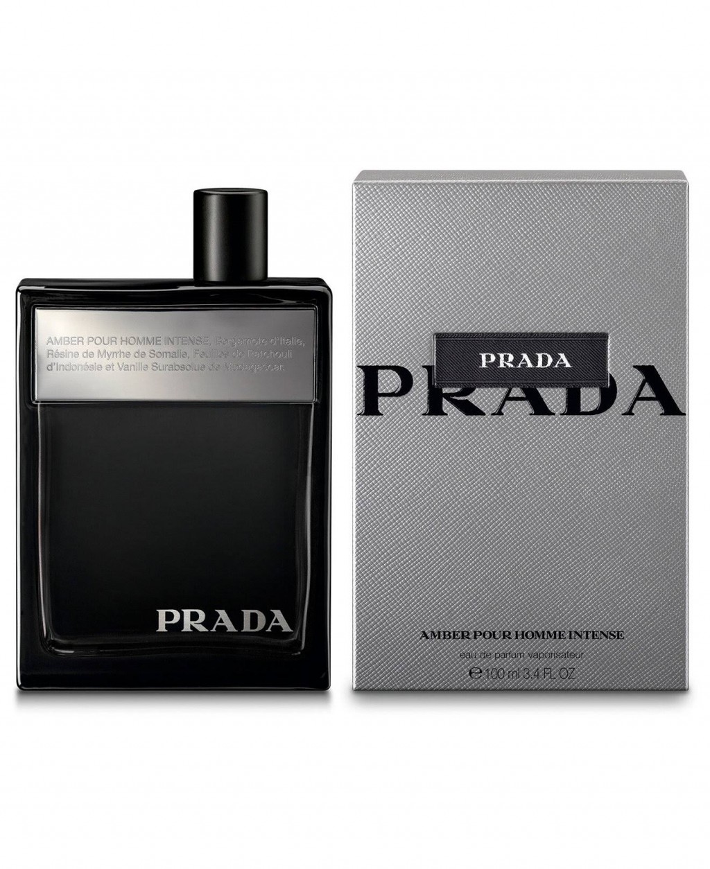 Men Prada Amber Pour Homme Intense 3.4 oz Eau de Parfum Spray