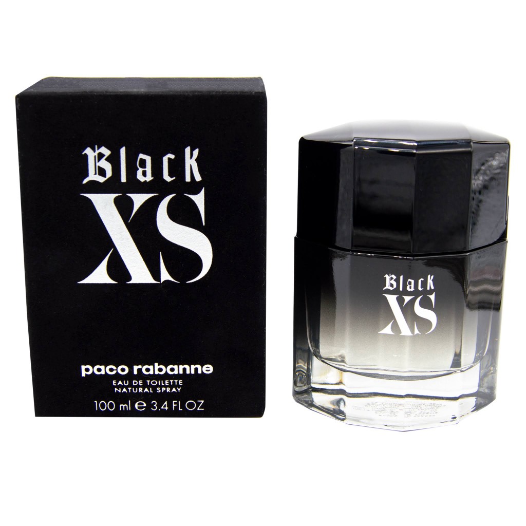 Black Xs Men by Paco Rabanne Eau de Toilette Spray 3.4 oz