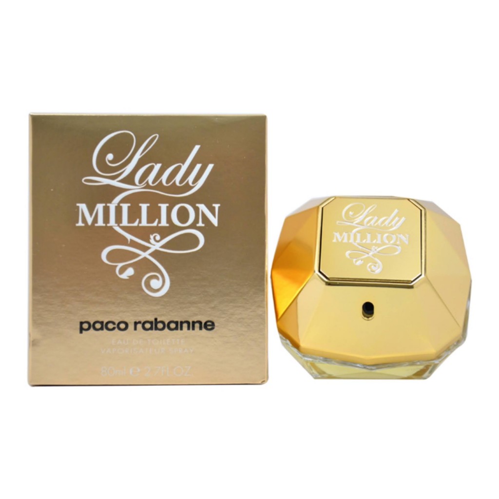 Lady Million by Paco Rabanne Eau de Toilette Spray 2.7 oz for Women