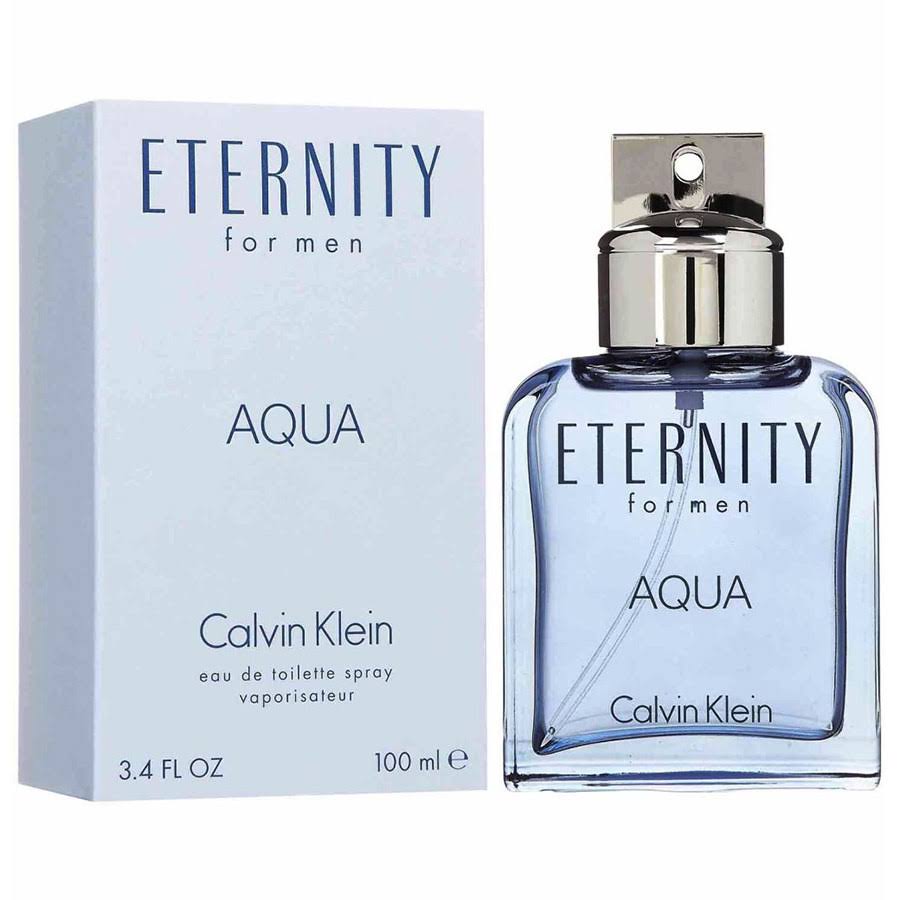 Calvin Klein Eternity Aqua by for Men - 3.4 oz EDT Spray