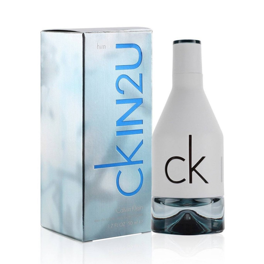Calvin Klein CK IN2U Eau de Toilette Spray for Men - 3.4 fl oz bottle 