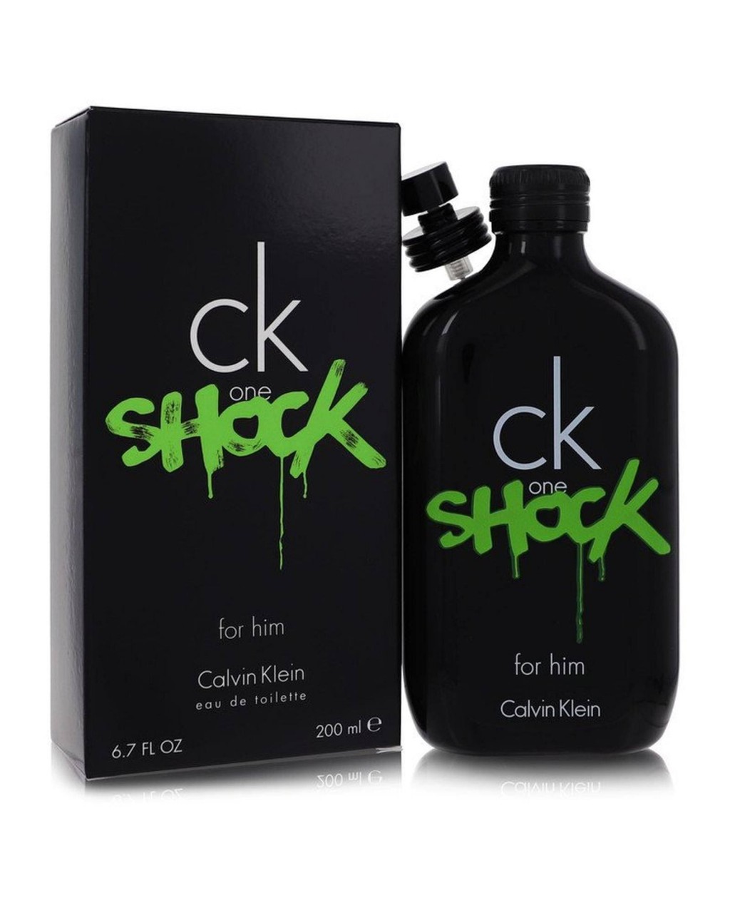 CK One Shock by Calvin Klein 6.7 oz Eau de Toilette Spray for Men
