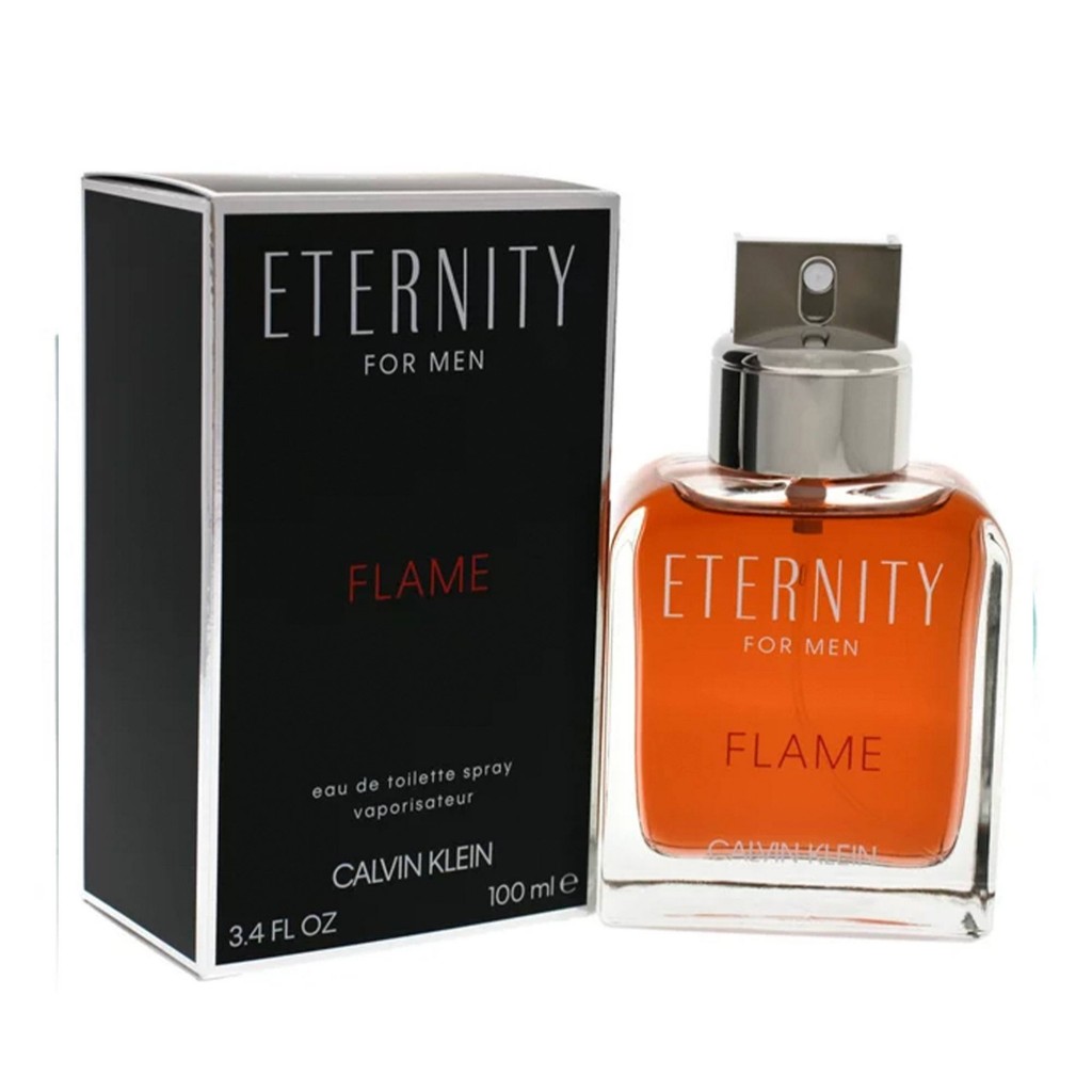 Eternity Flame by Calvin Klein 3.4 oz Eau de Toilette Spray for Men