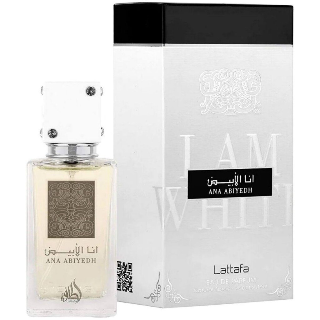 Lattafa Ana Abiyedh Eau de Parfum Spray, 2.0 Ounce (Unisex)