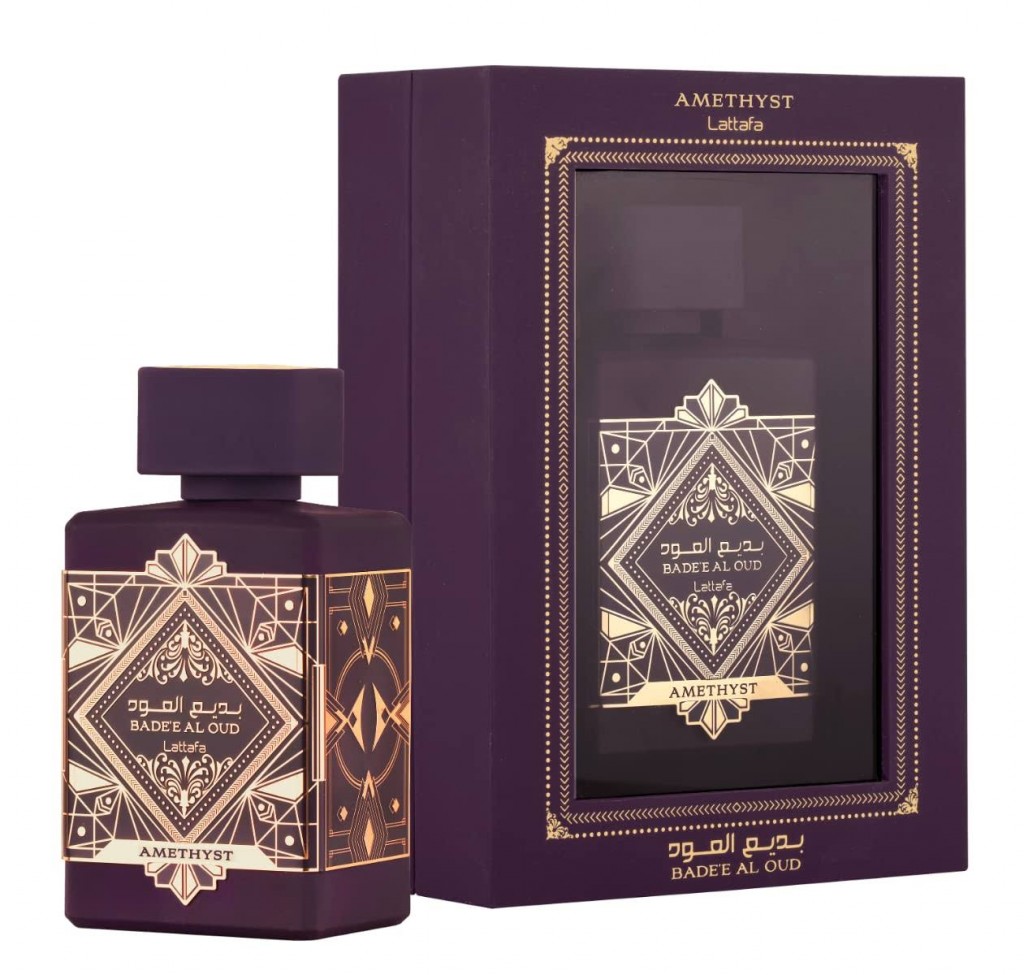 Lattafa Perfumes Badee Al Oud for Glory Amethyst for Women EDP - Eau de Parfum 100ml 3.4oz | Oriental Alchemy | NICHE Scent with Blend of Spicy PE