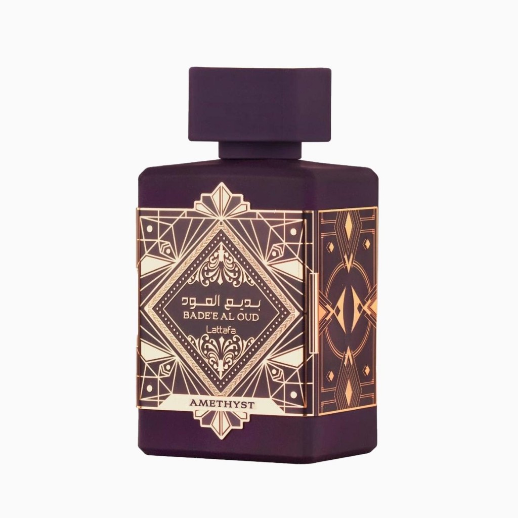 Amethyst Badee Al Oud by Lattafa - Eau de Parfum Spray (Unisex) 3.4 oz
