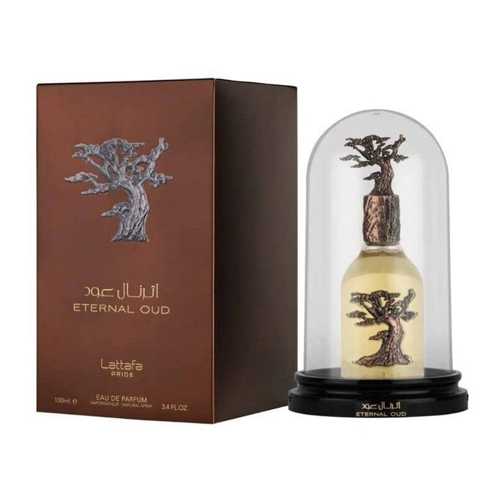 Lattafa Eternal Oud Eau de Parfum Spray, 3,4 Ounce (Unisex)