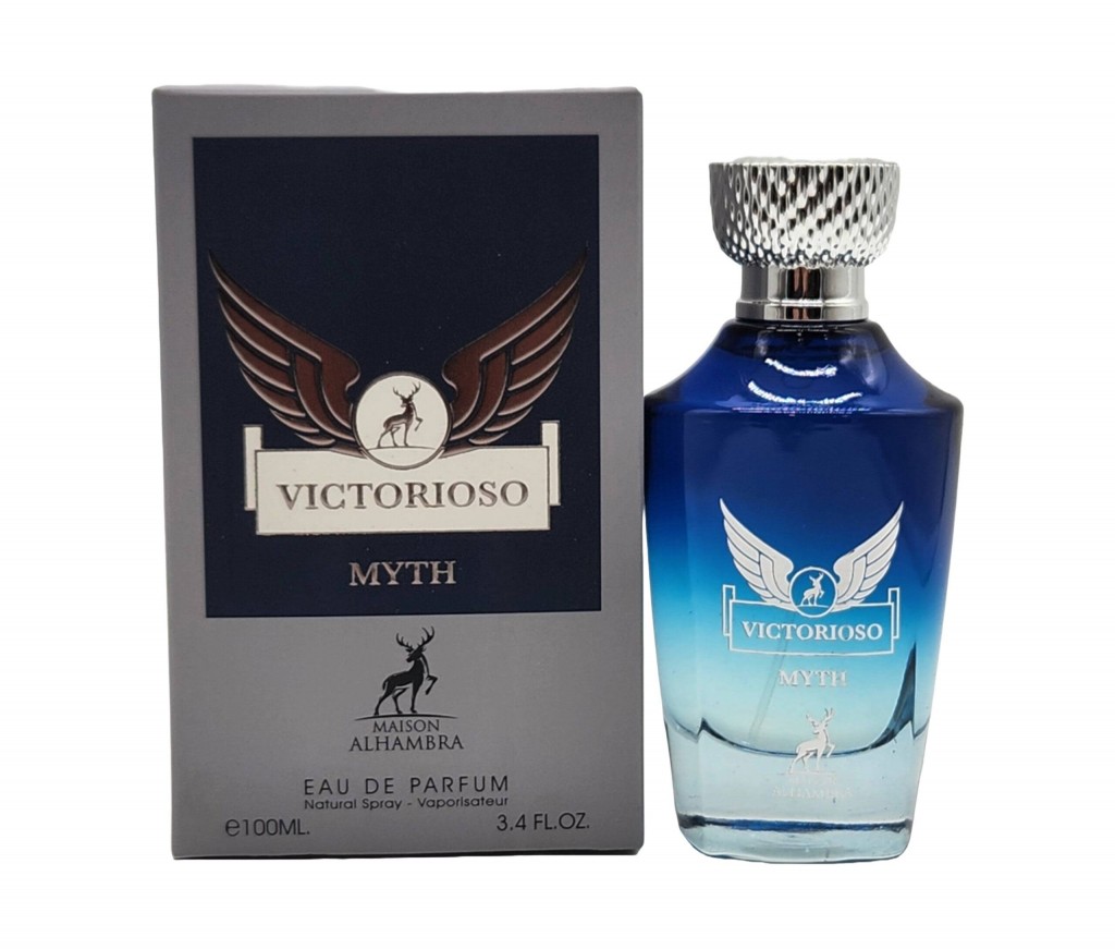 Victorioso Legend Eau de Parfum Spray by Maison Alhambra 3.4 oz