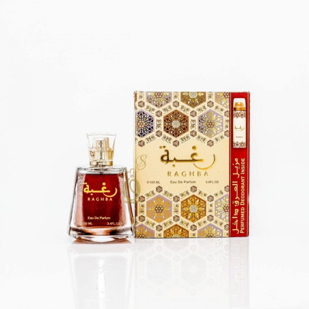 Lattafa Raghba EDP Perfume Spray for Woman 100ml (3.4oz)