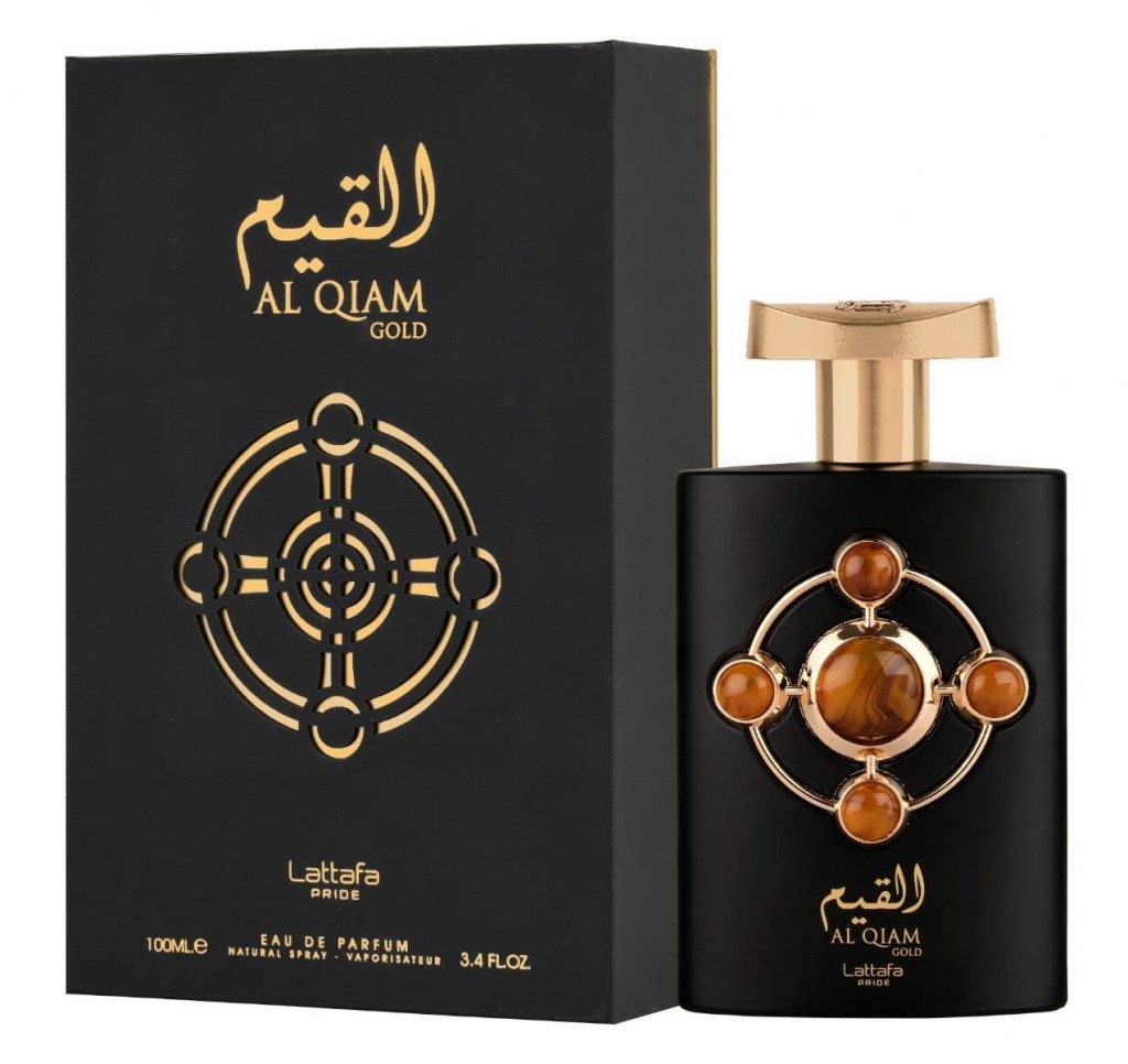 Al Qiam Gold by Lattafa Pride Eau de Parfum 100ml34 oz Saffron, Rasp