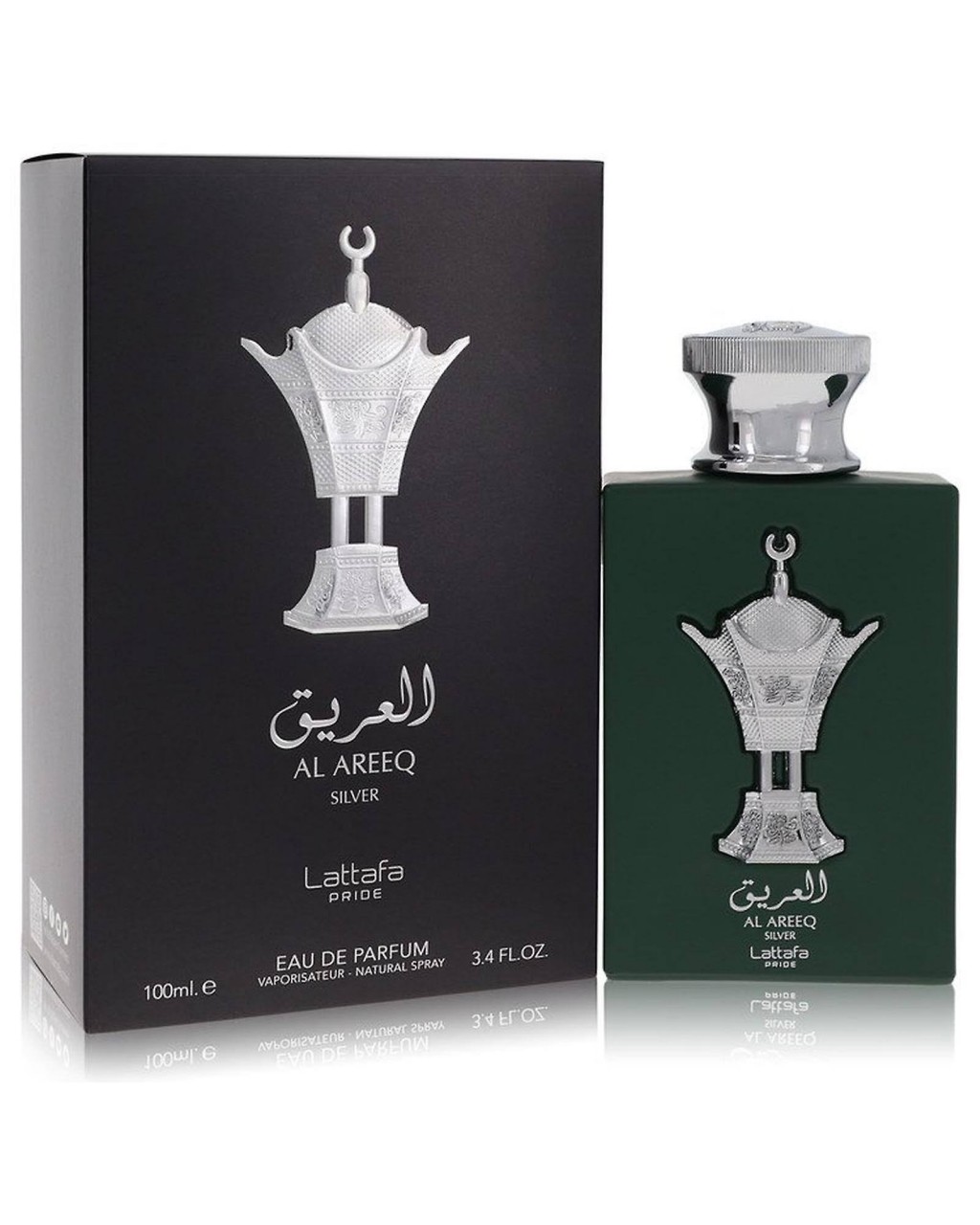 Lattafa Pride Al Areeq Silver by Lattafa Eau de Parfum Spray 3.4 oz