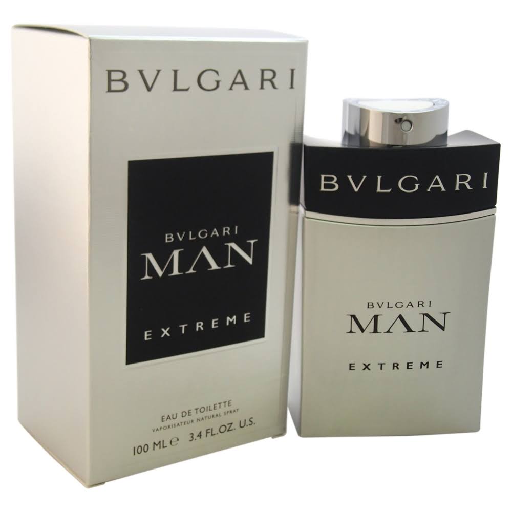 Bvlgari Man Extreme Eau de Toilette Spray for Men, 3.4 Ounce