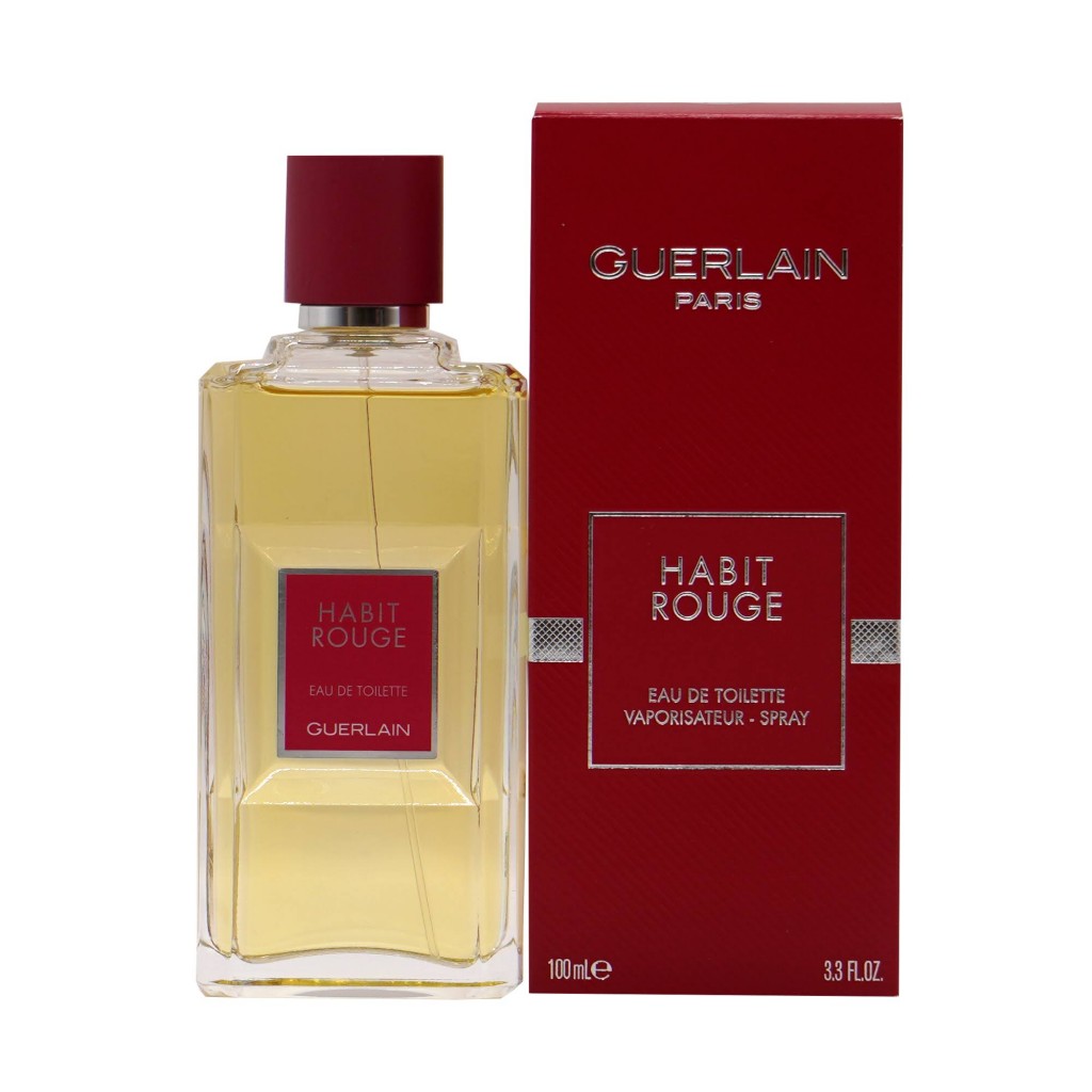 Habit Rouge by Guerlain Eau de Toilette Men's Spray Cologne - 3.4 fl oz bottle