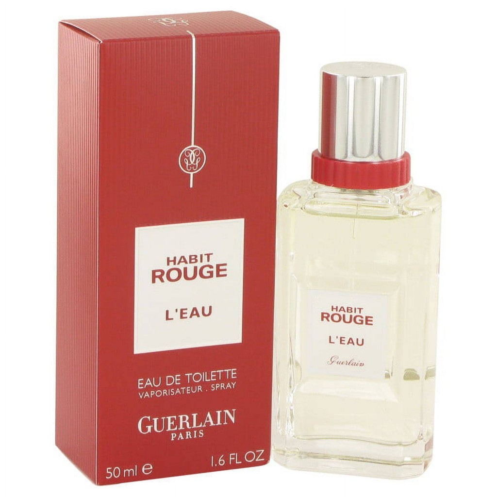 Habit Rouge L'eau by Guerlain, Eau de Toilette Spray (Men) 1.6 oz