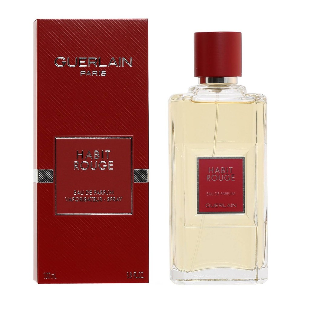 Habit Rouge by Guerlain, Eau de Parfum Spray (Men) 3.3 oz