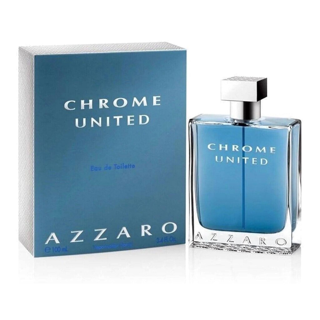 Chrome United by Azzaro Eau de Toilette Spray 3.4 oz (Men)