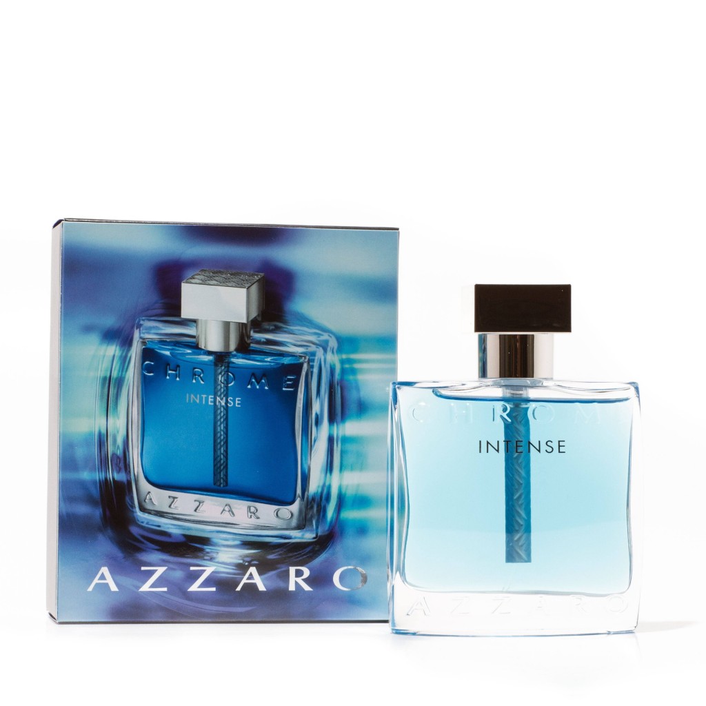 Chrome Intense Eau de Toilette Spray for Men by Azzaro - 1.7 oz