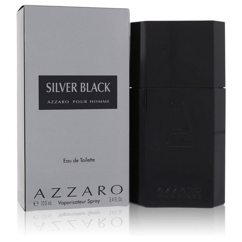 Silver Black by Azzaro Eau de Toilette Spray 3.4 oz (Men)