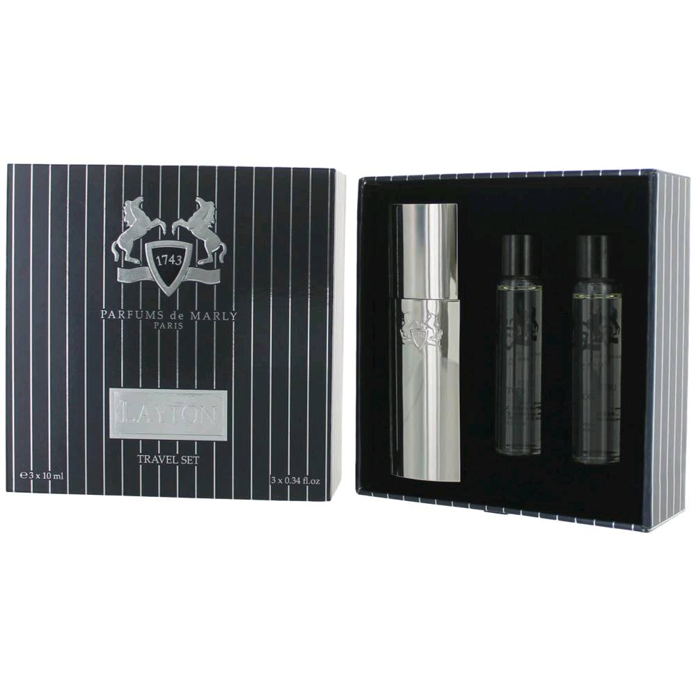 Parfums de Marly Layton by Parfums de Marly, 3 Piece Travel Set Men