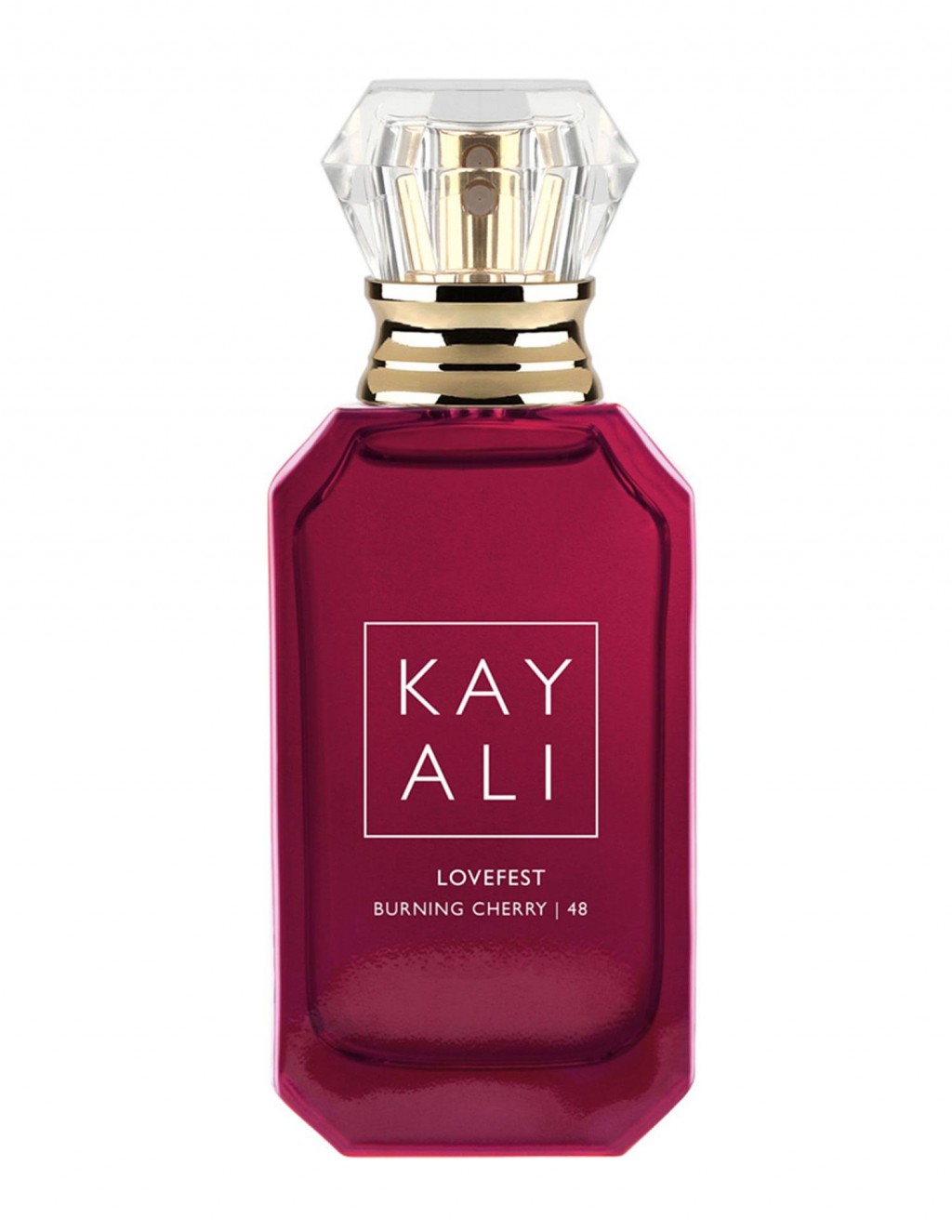 Kayali by Huda Beauty Lovefest Burning Cherry | 48 Eau de Parfum Travel Spray (10ml/0.34floz)