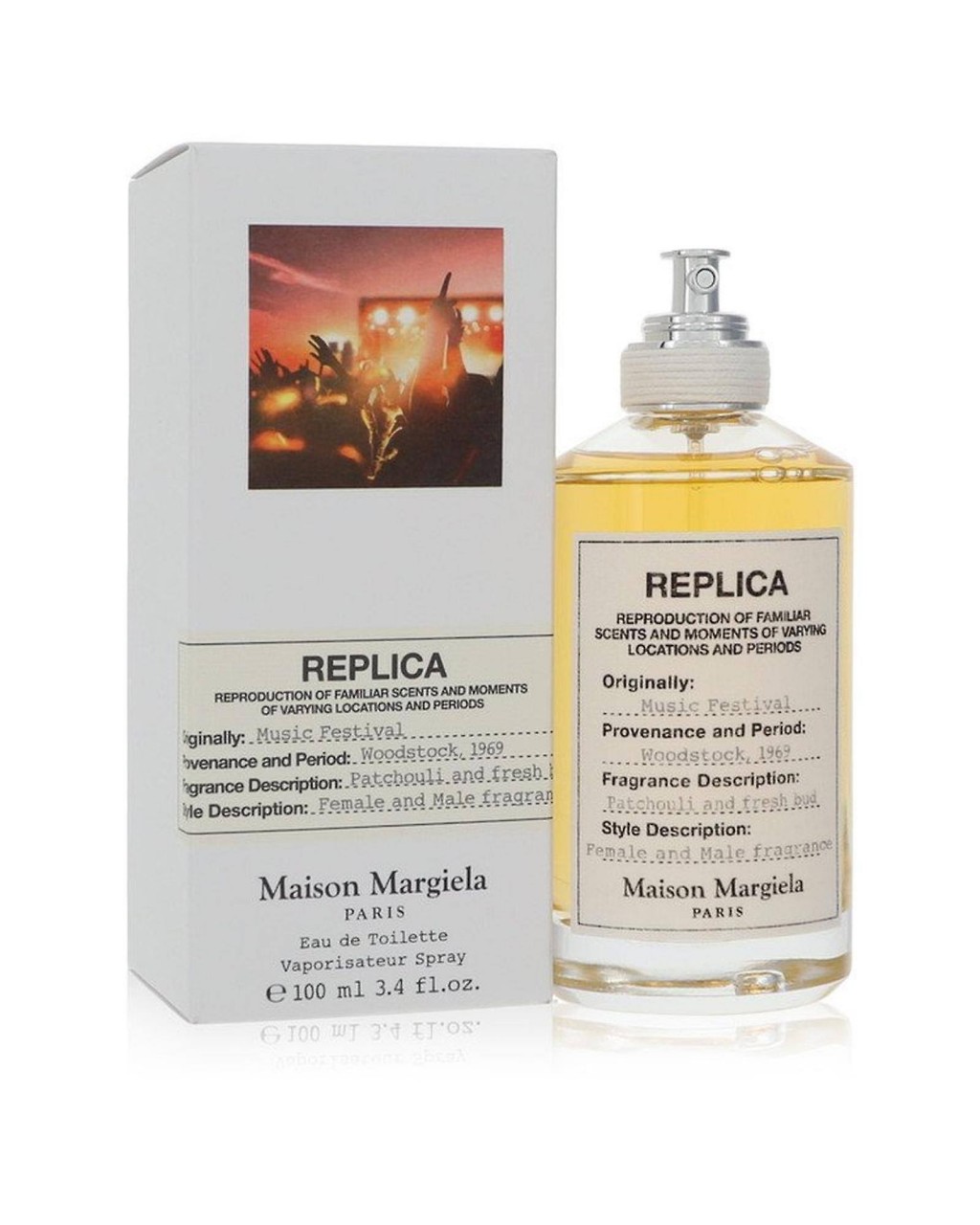 Replica Music Festival Eau de Toilette Spray (Unisex) by Maison Margiela - 3.4 oz