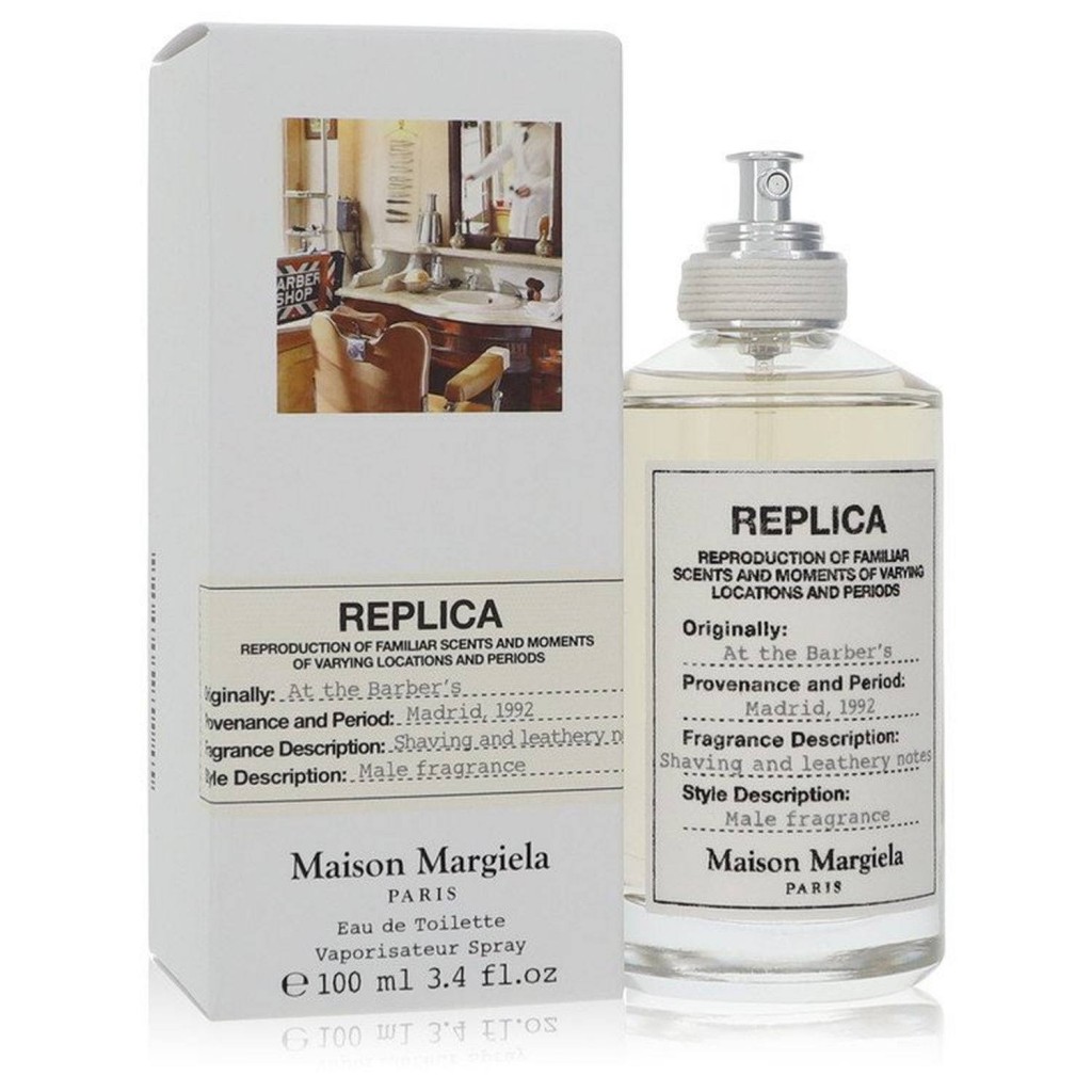 Replica at The Barber's Eau de Toilette Spray by Maison Margiela - 3.4 oz