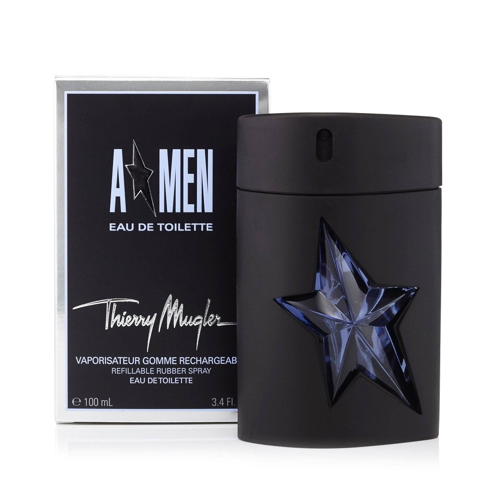 Angel by Thierry Mugler Eau de Toilette Spray Refillable (Rubber) 3.4 oz (Men)
